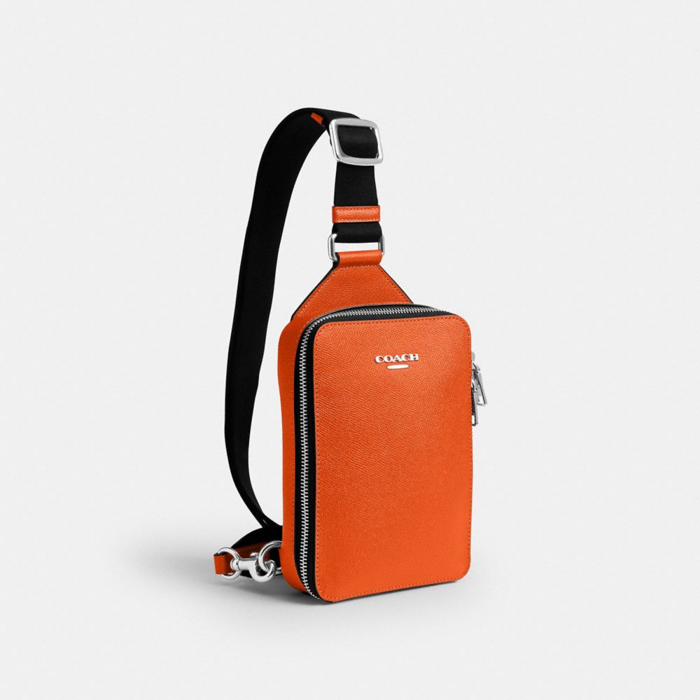 Coach Ray Pack Silver Spice Orange