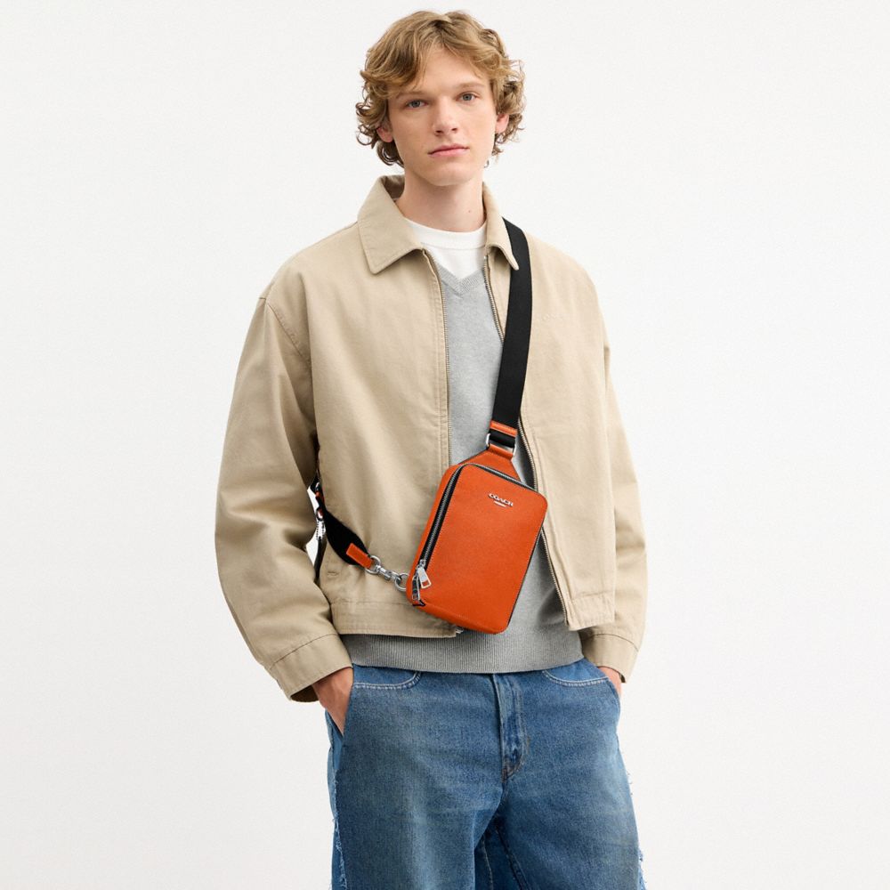 Coach Ray Pack Silver Spice Orange