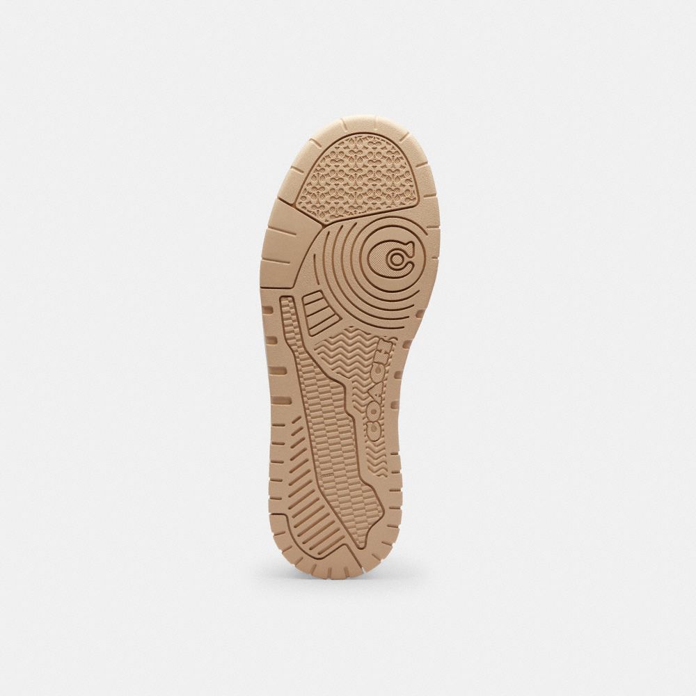 Women's Coach Soho Sneaker With Patent Signature Candy Pink Light Beige