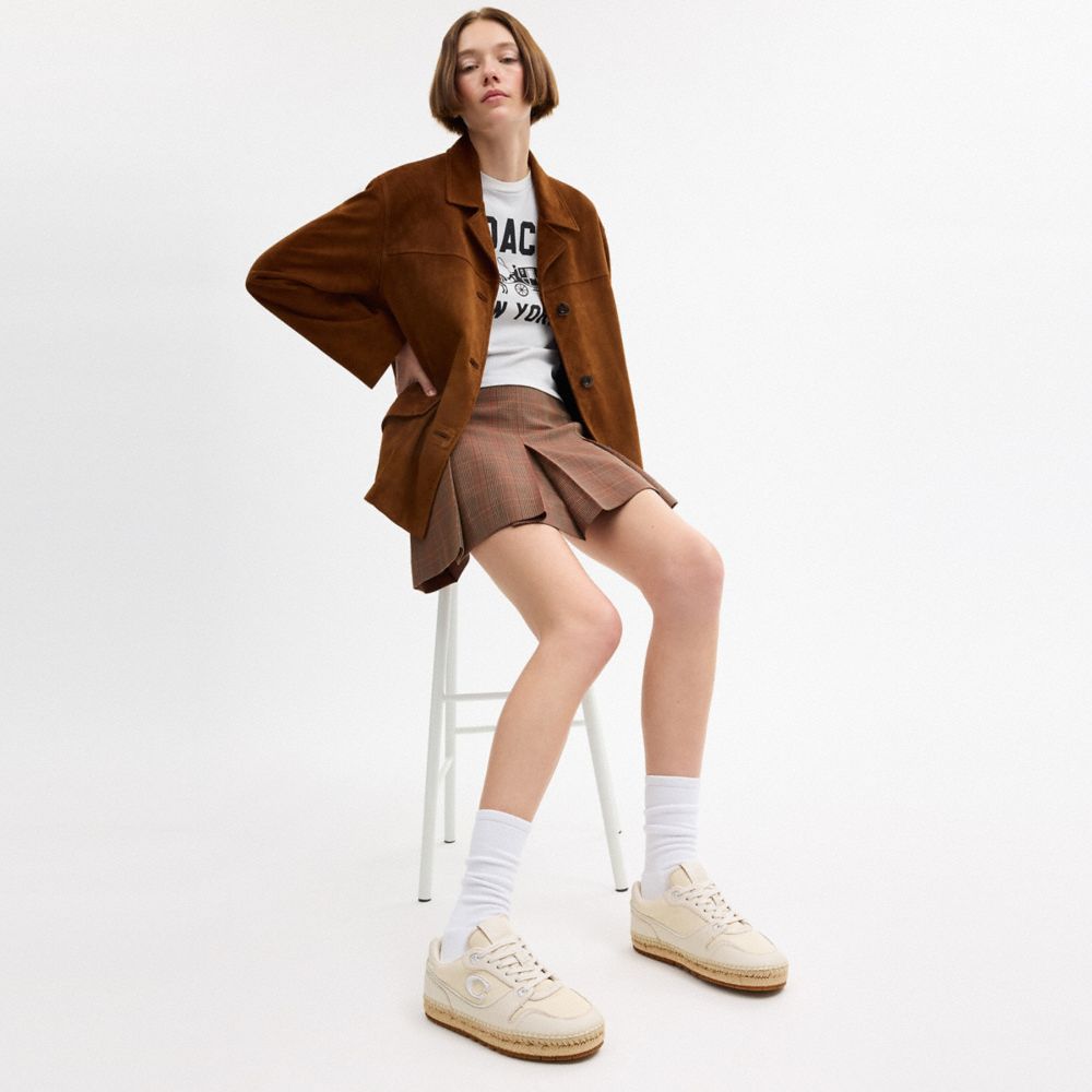 Women's Coach Soho Espadrille Sneaker Chalk