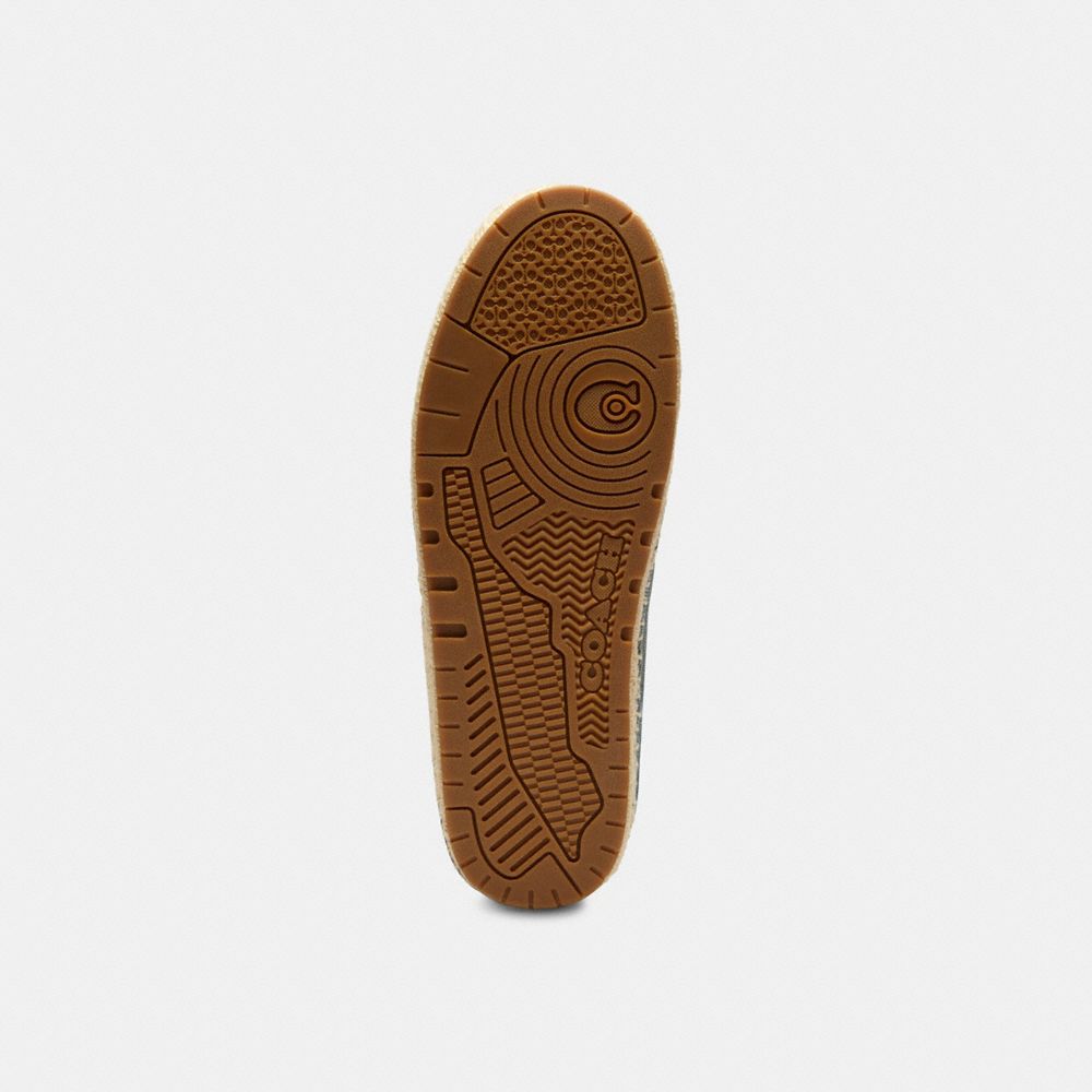 Women's Coach Soho Espadrille Sneaker In Loved Denim Denim