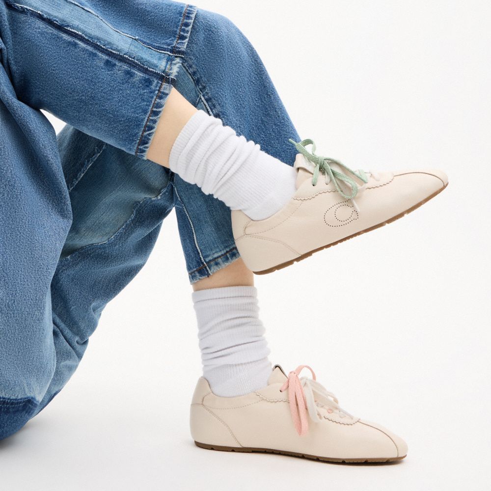 Women's Coach Soft Sneaker Chalk