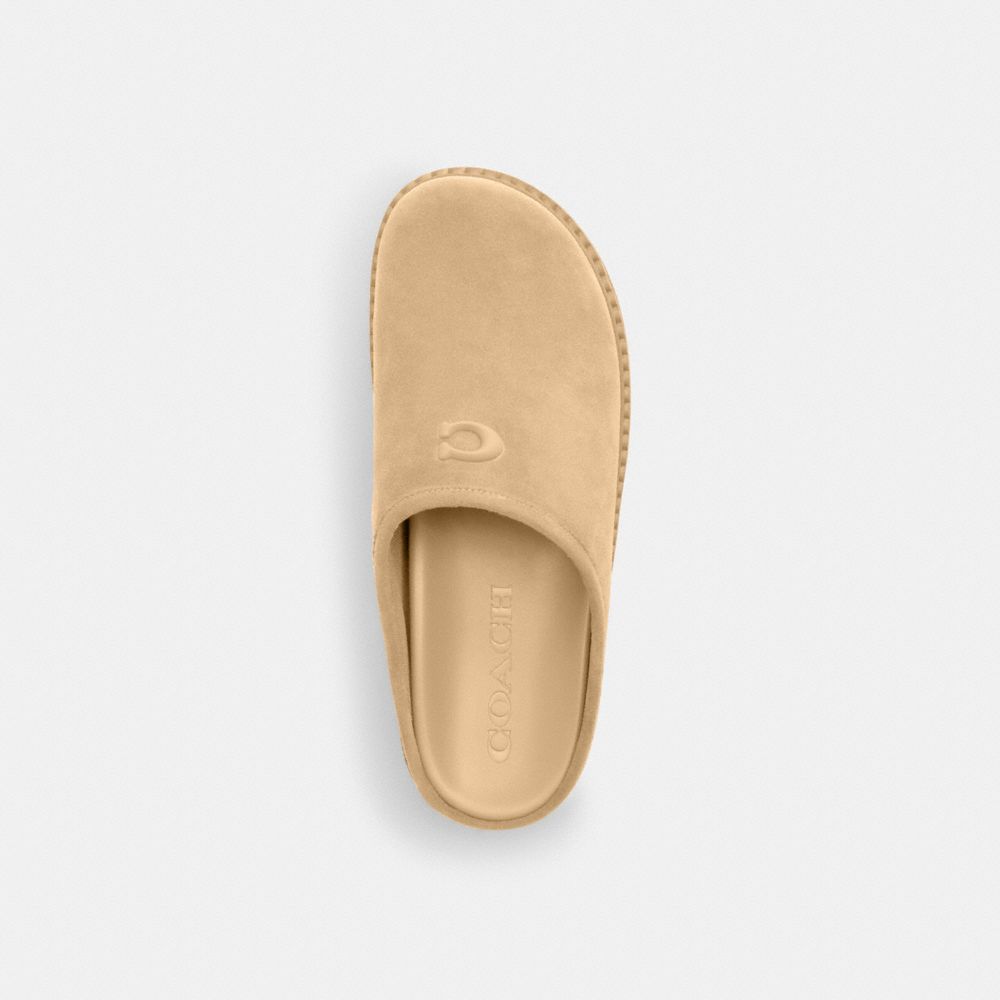 Men's Coach Sport Clog Light Beige