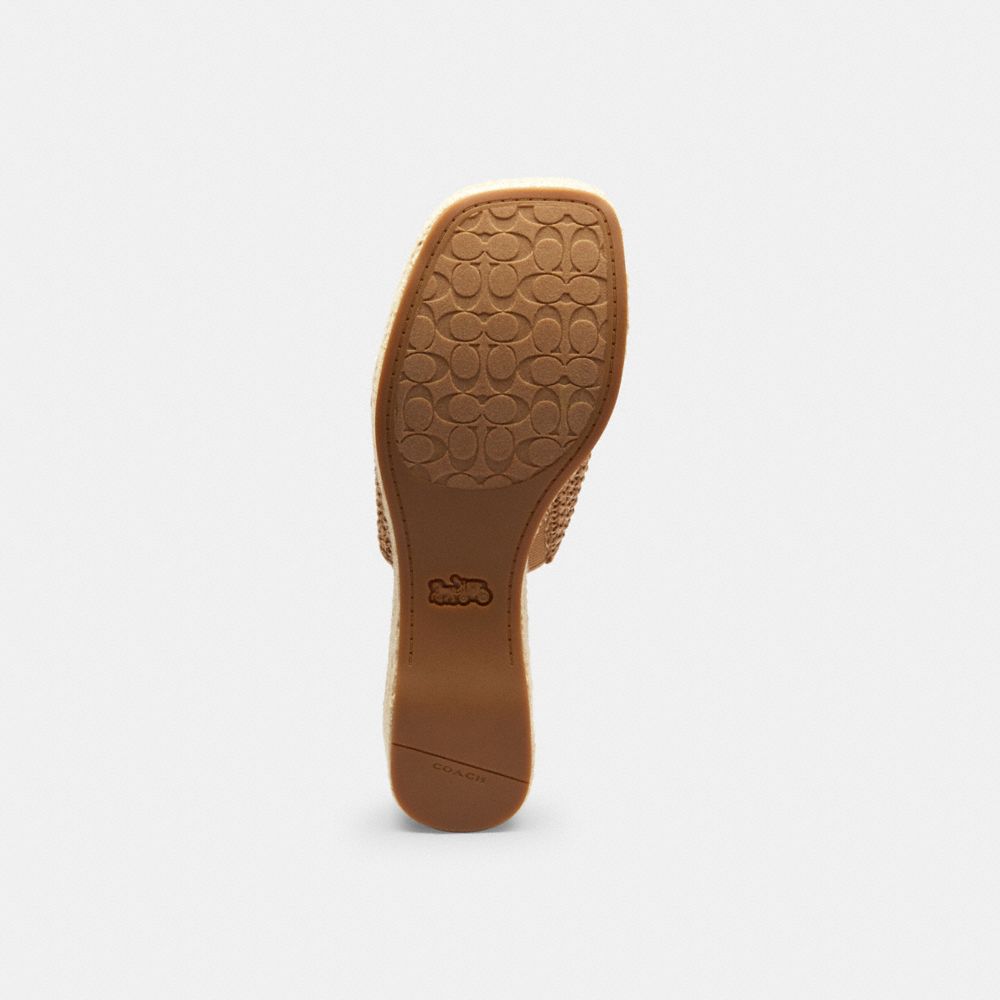 Women's Coach Phoebe Platform Sandal Natural