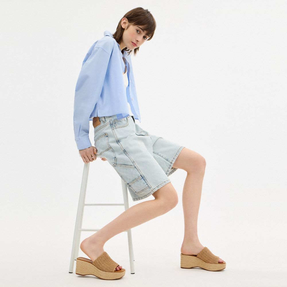 Women's Coach Phoebe Platform Sandal Natural