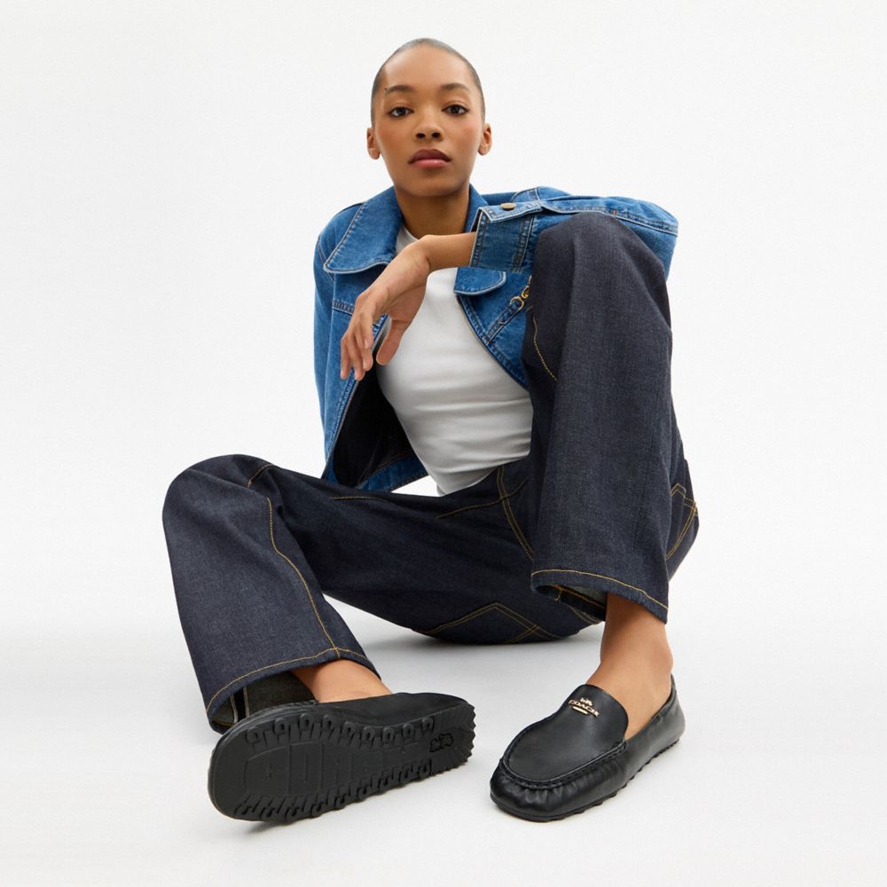 Women's Coach Phoebe Soft Loafer Black