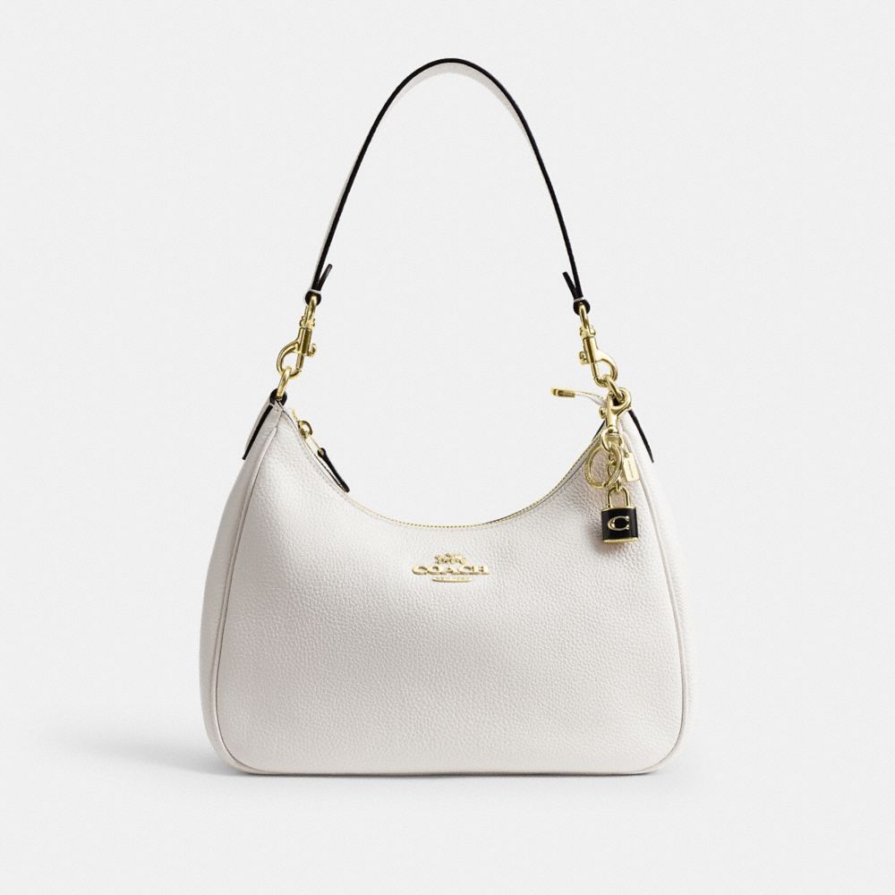 Coach Lock Bag Charm Gold Black