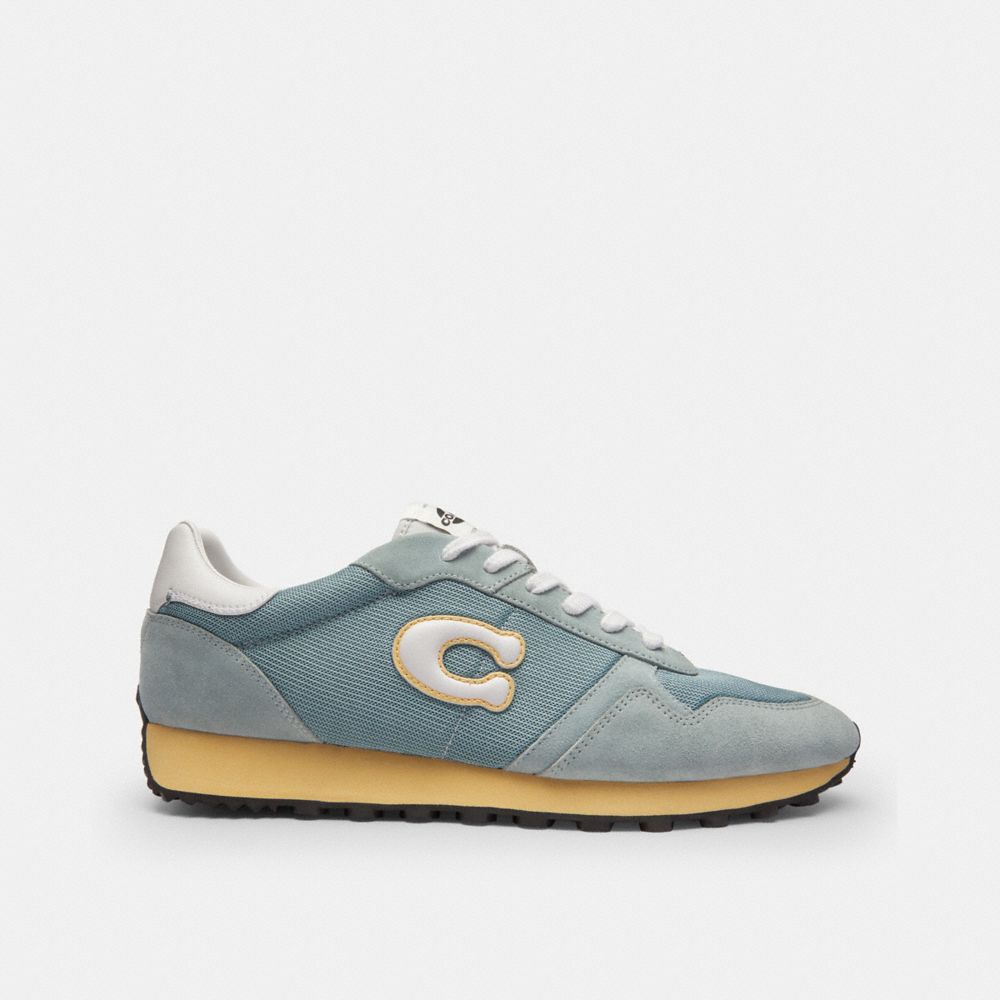 Men's Coach Retro Runner Sea Mist Optic White
