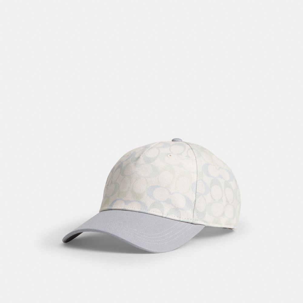 Coach Signature Baseball Hat Chalk Blue