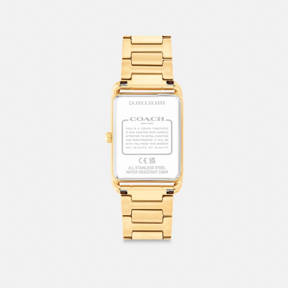 Coach Elliot Watch, 32 Mm X 26 Mm Gold