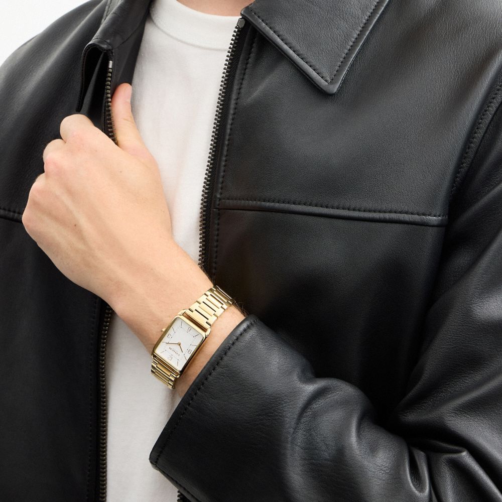 Coach Elliot Watch, 32 Mm X 26 Mm Gold
