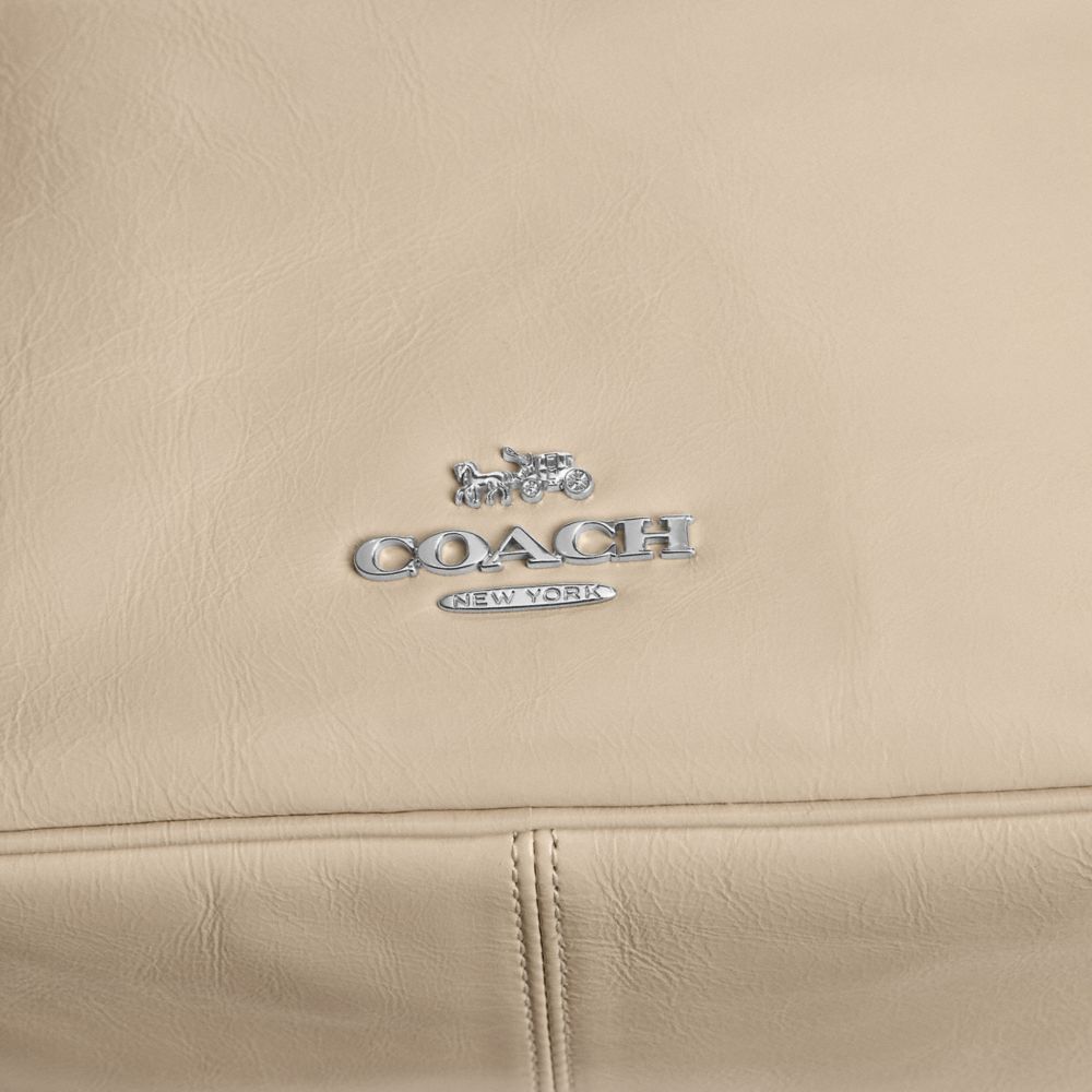 Coach Mini Carey Crossbody Bag Silver Ivory, detail 5