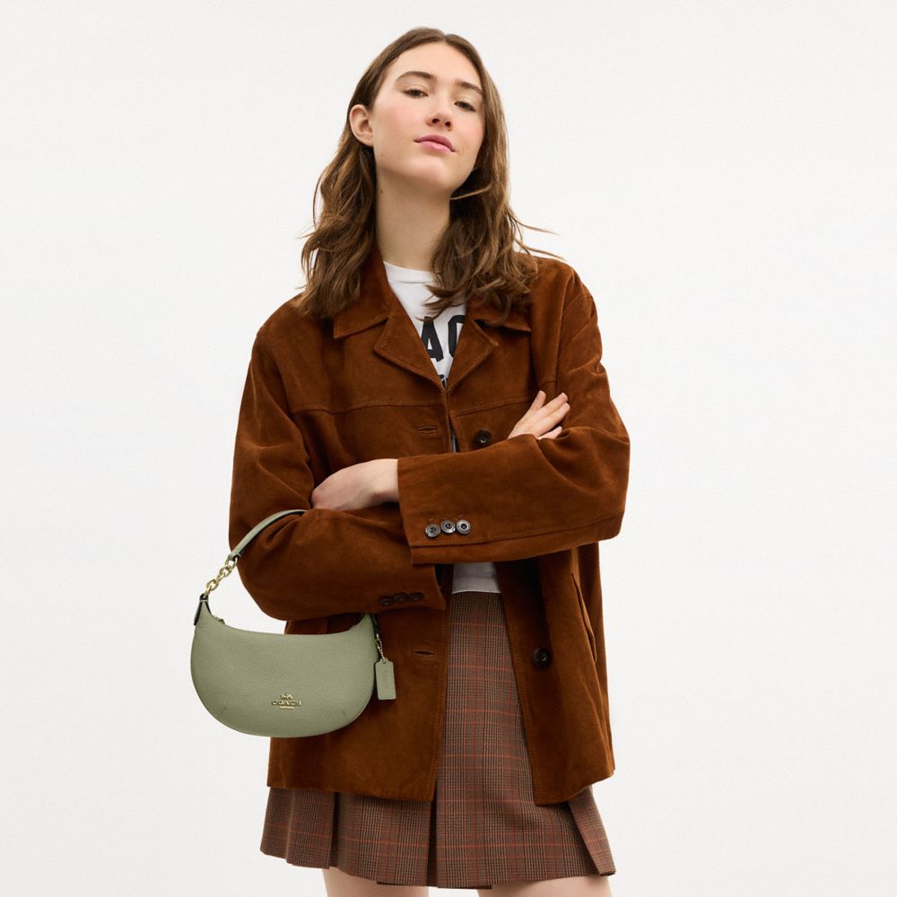 Coach Mini Payton Bag Gold Pistachio