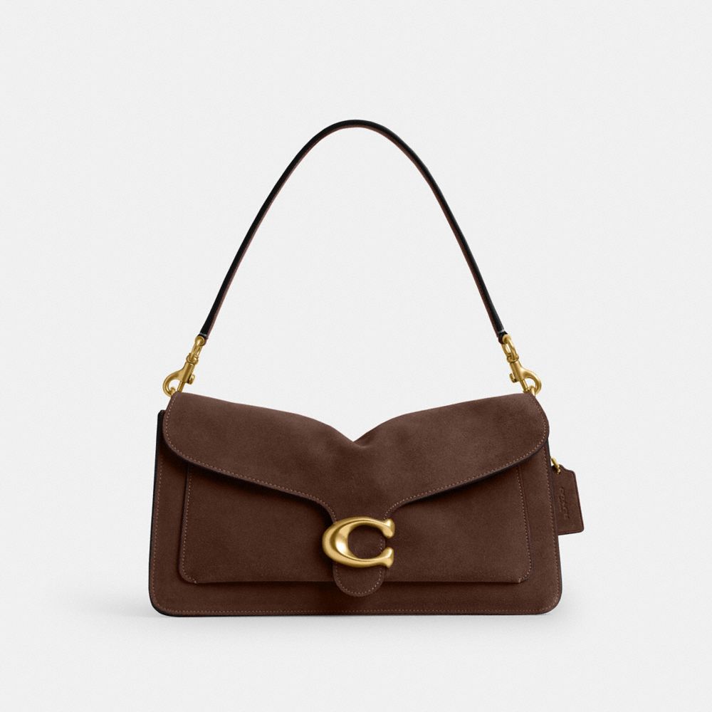 Coach Tabby Shoulder Bag 36 Brass/Dark Chocolate