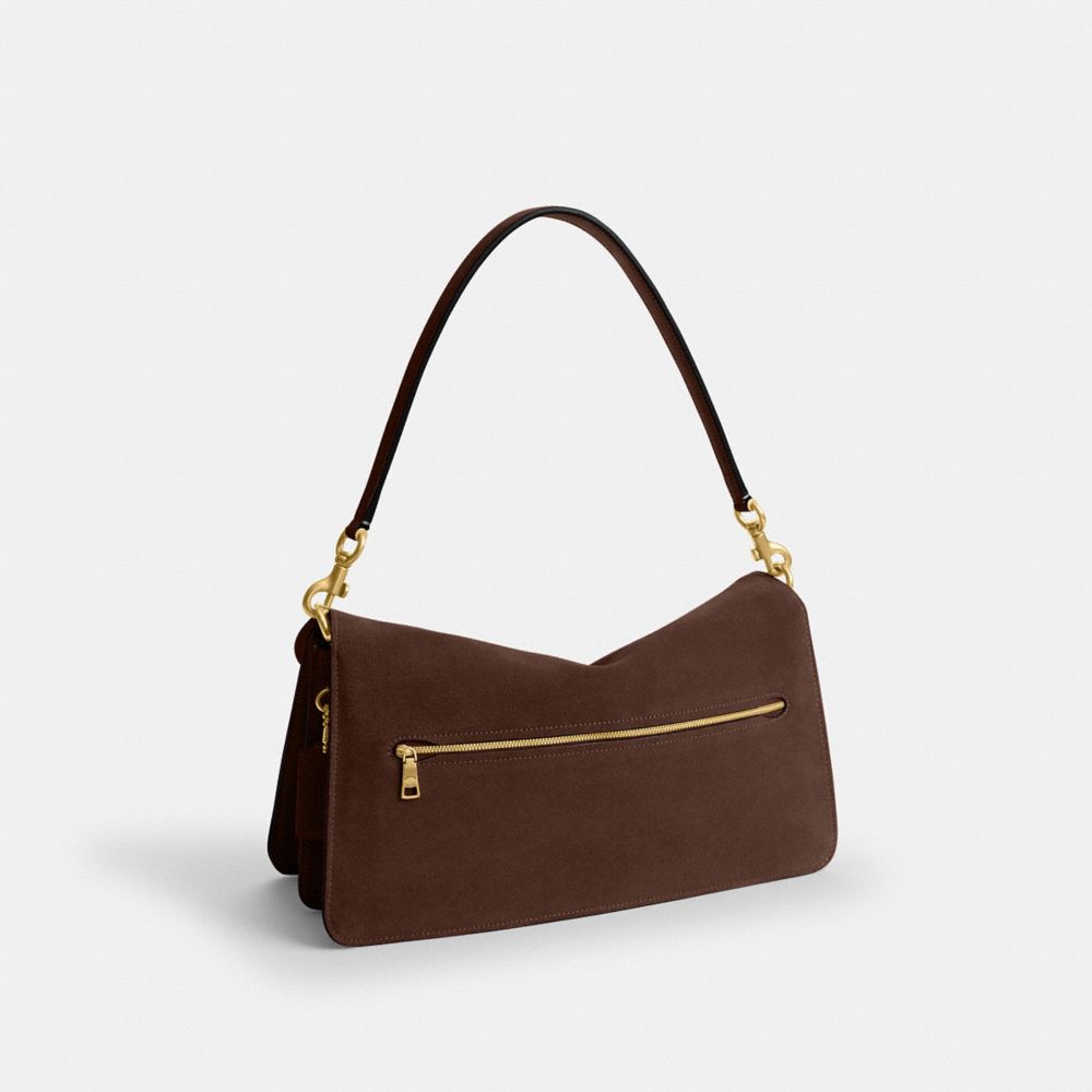 Coach Tabby Shoulder Bag 36 Brass/Dark Chocolate