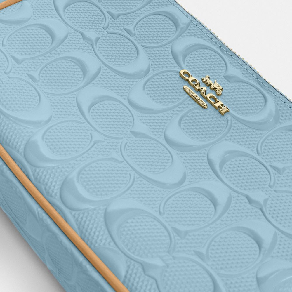 Coach Nolita 19 In Signature Leather With Charms Gold Light Blue