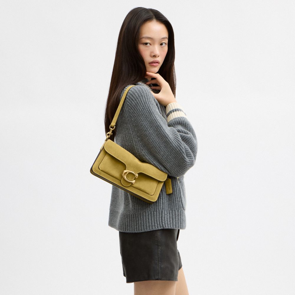 Coach Tabby Shoulder Bag 26 Brass Light Citron