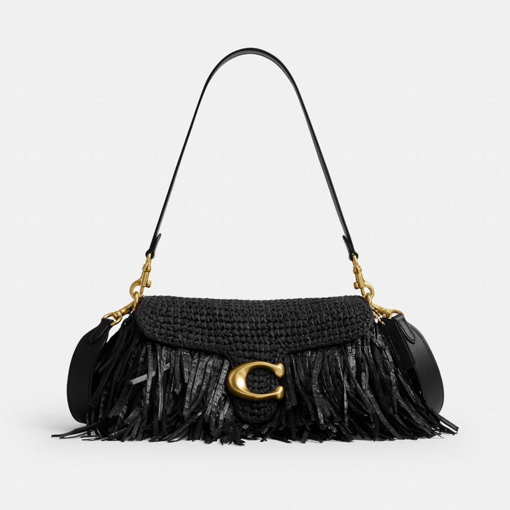 Coach Tabby Shoulder Bag 26 Brass Black