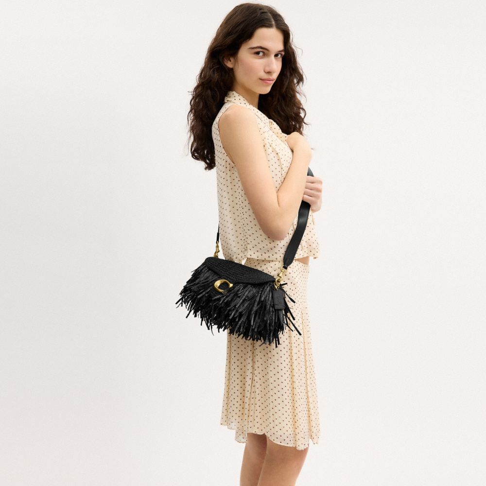Coach Tabby Shoulder Bag 26 Brass Black