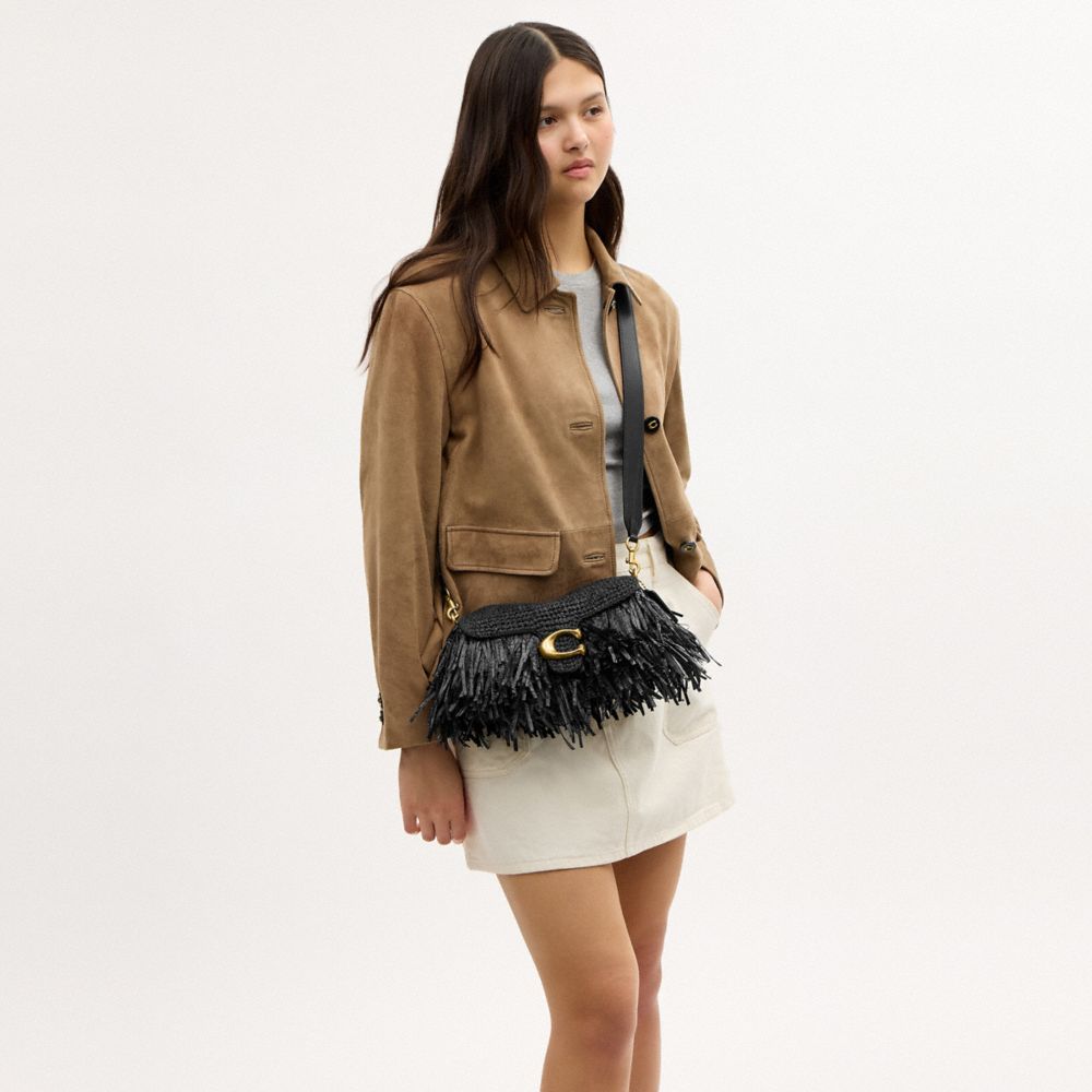 Coach Tabby Shoulder Bag 26 Brass Black