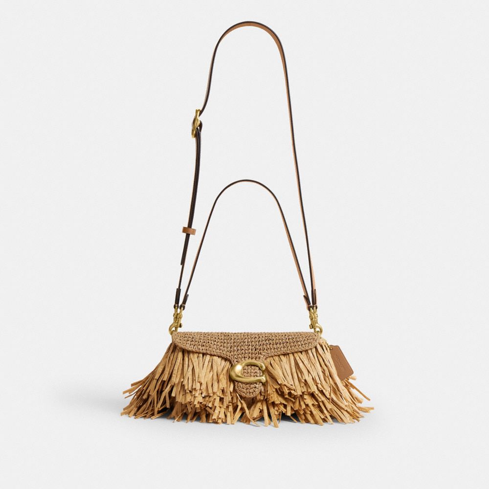 Coach Tabby Shoulder Bag 26 Brass Natural