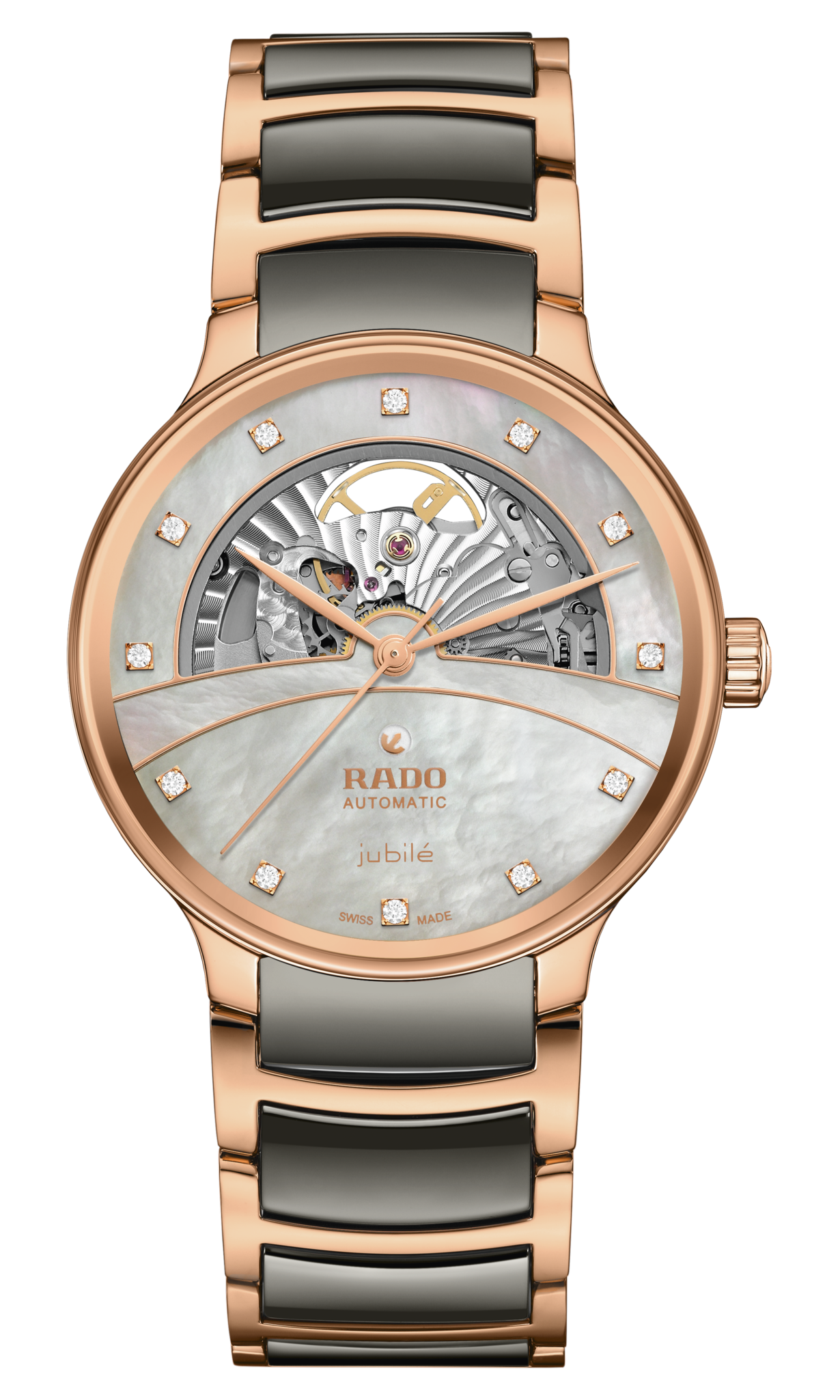 Rado Centrix Automatic Diamonds Open Heart Rose Gold r30028912