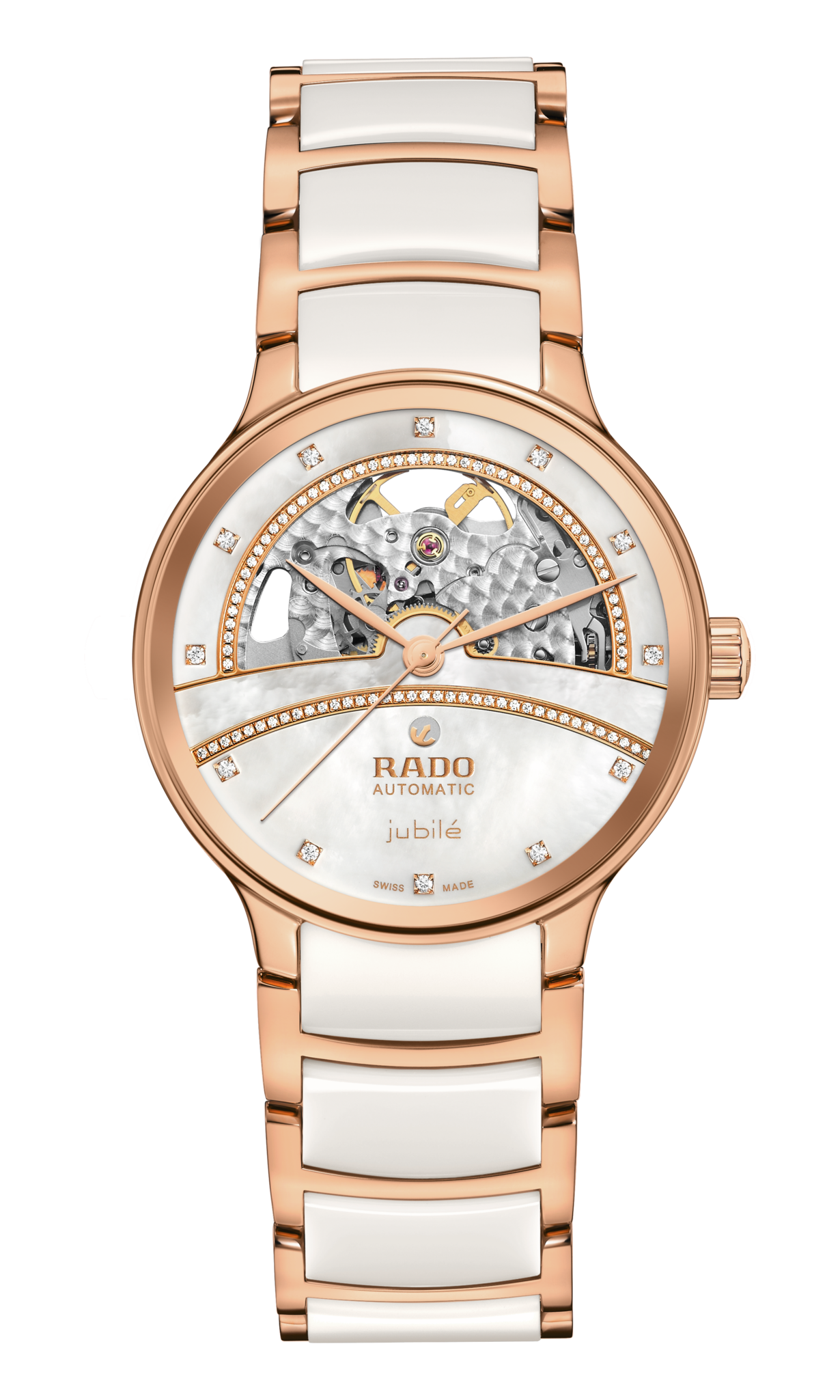 Rado Centrix Automatic Diamonds Open Heart White r30029932