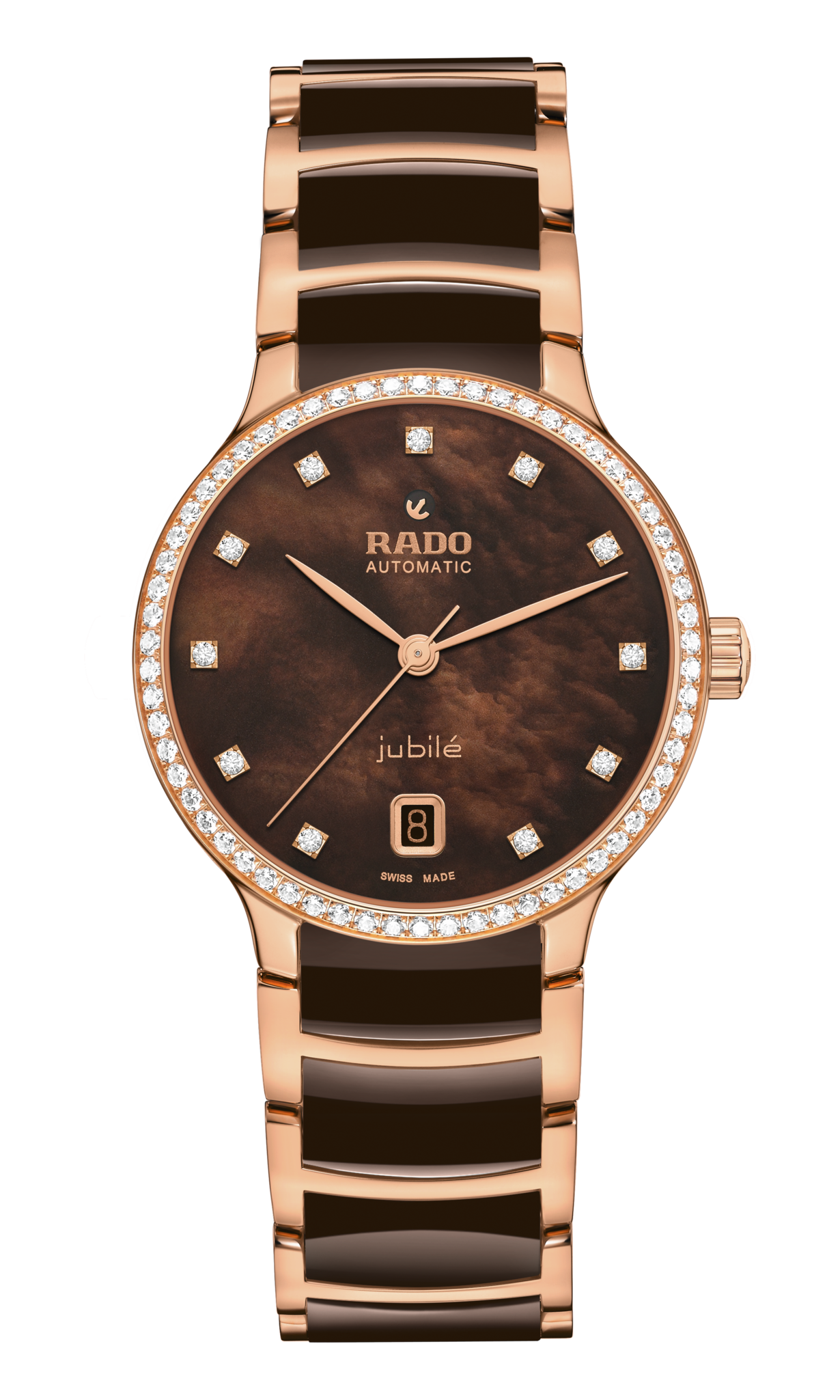 Seiko Rado Centrix Automatic Diamonds Brown r30230922