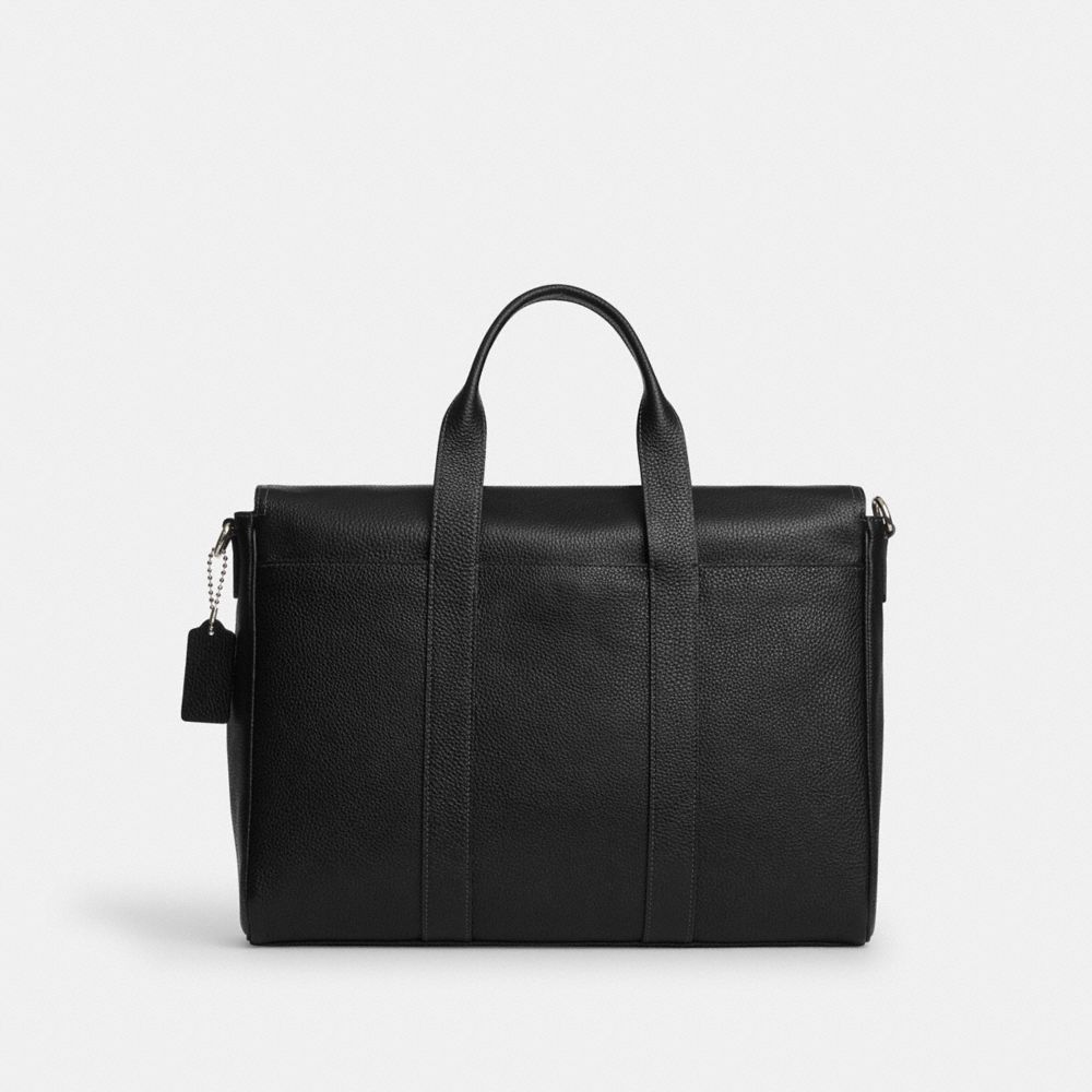Coach Sullivan Portfolio Brief Silver/Black