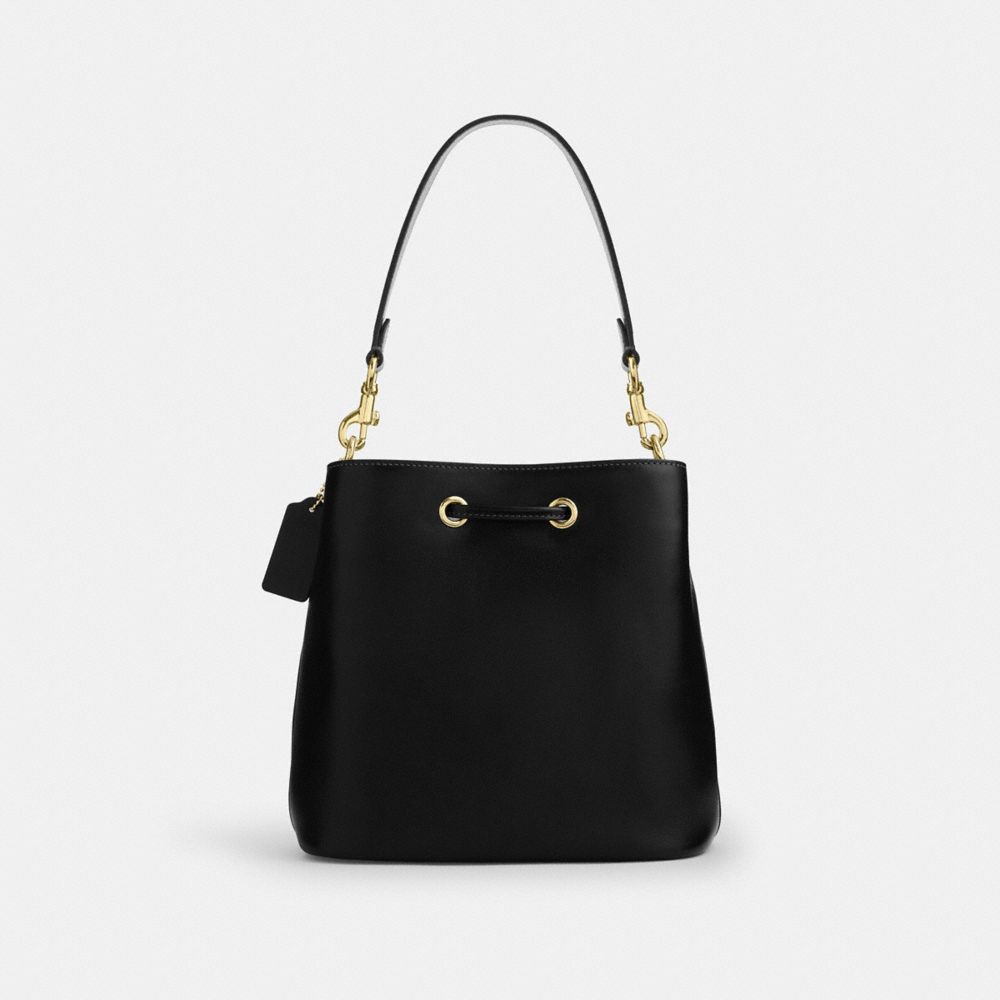 Coach Rowan Bucket Bag With Pocket Gold/Black