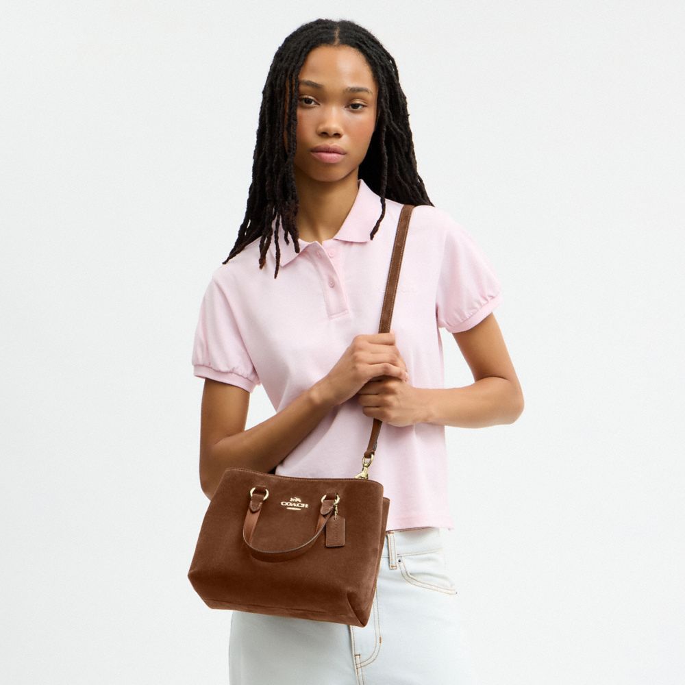 Coach Station Carryall Bag Gold/Warm Brown
