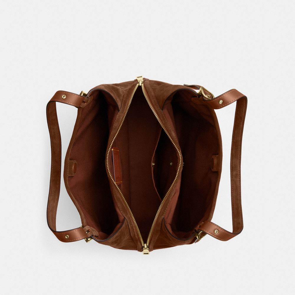 Coach Erin Shoulder Bag Gold/Warm Brown