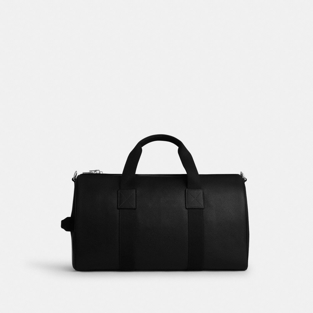 Coach Explorer Duffle Bag 45 Silver Black