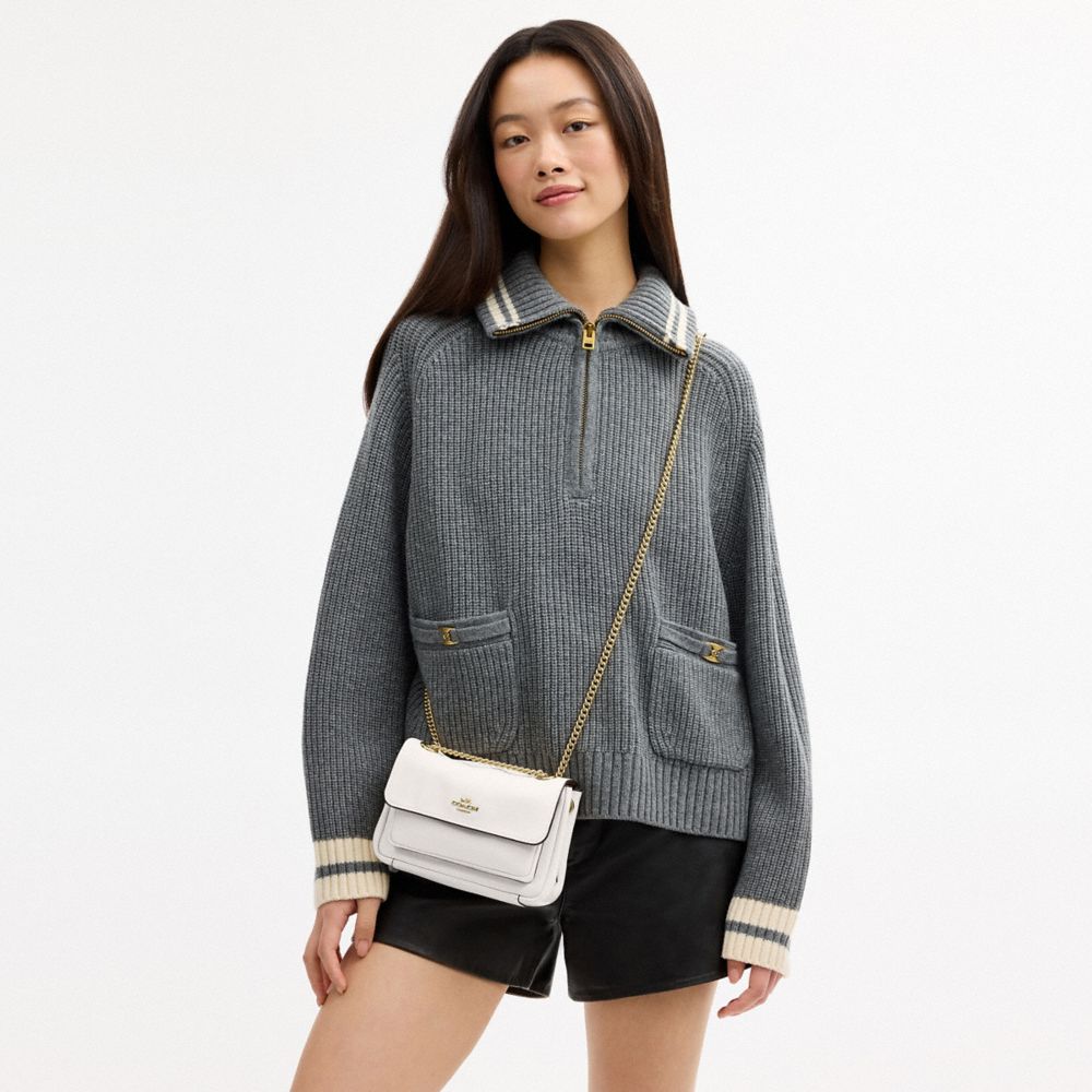 Coach Elodie Crossbody Bag 18 Gold Chalk
