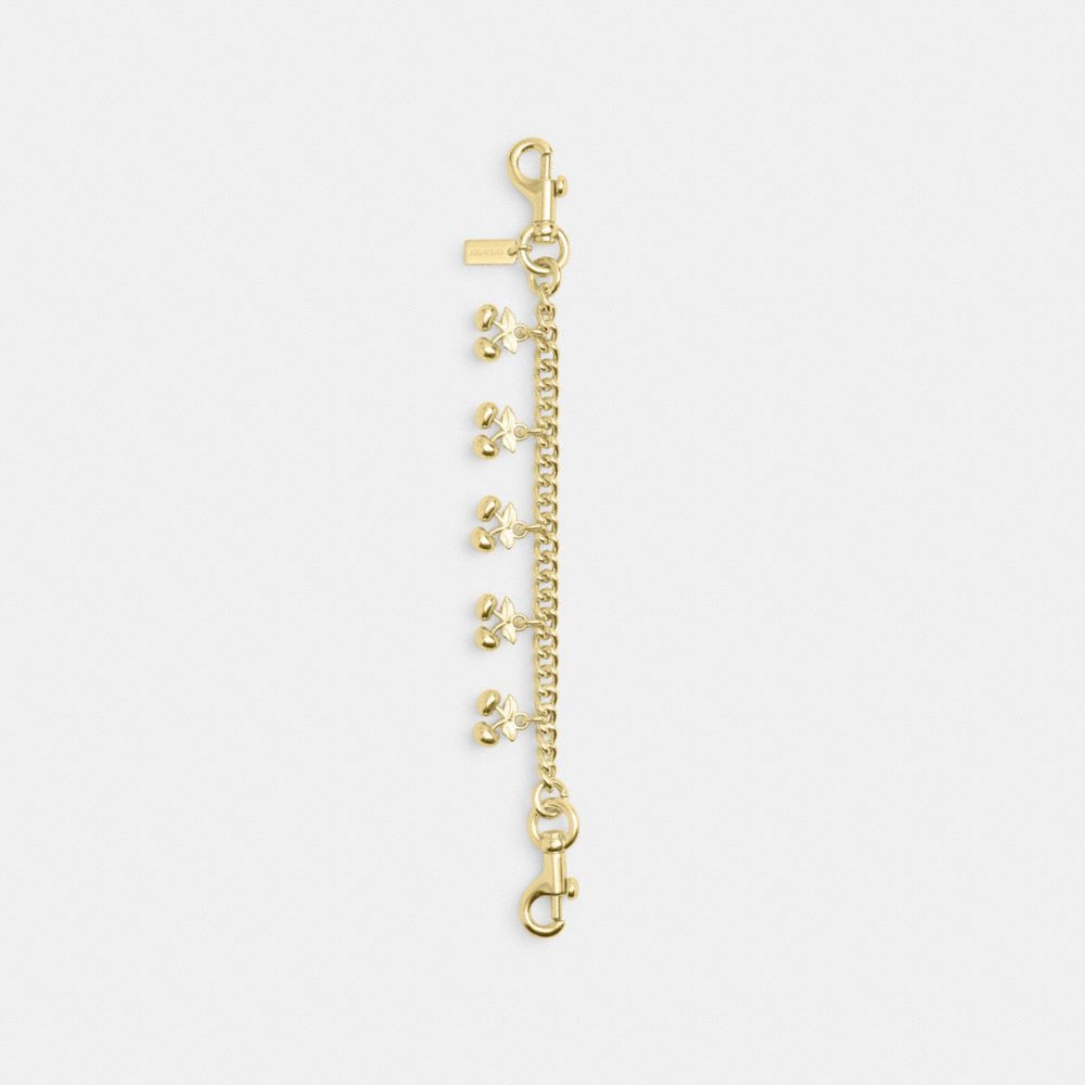 Coach Bag Charm Chain With Cherry Charms Gold Gold