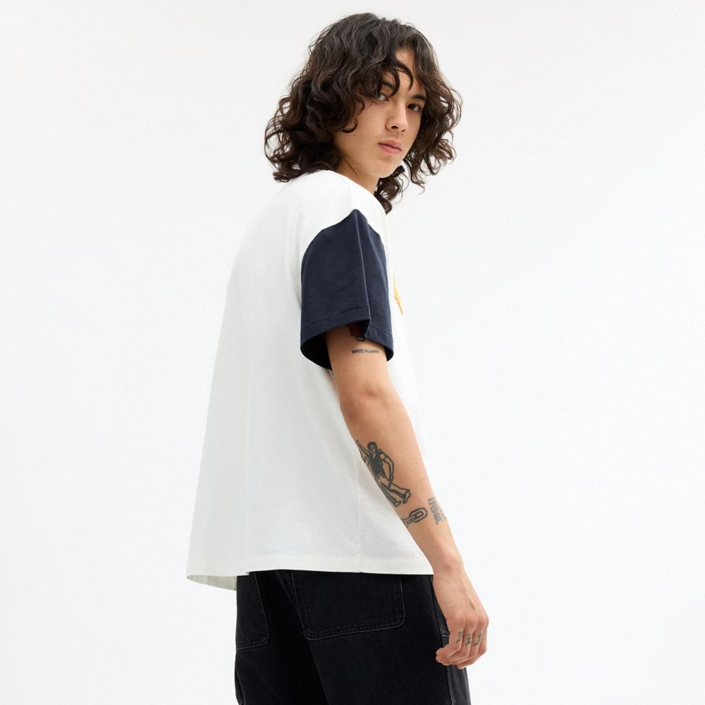 Coach Coach | Brain Dead Zilly Dino T Shirt White