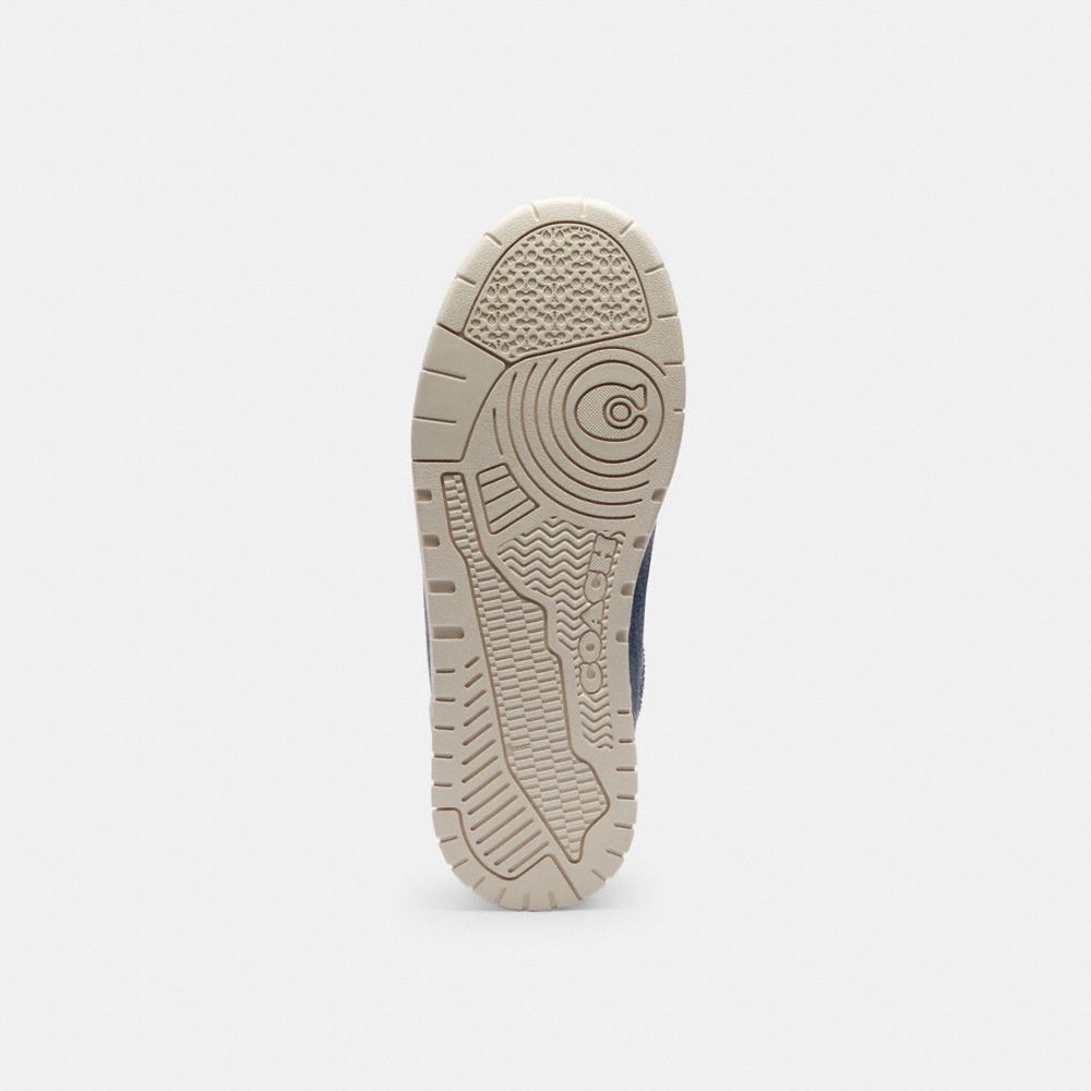 Women's Coach Soho Sneaker In Signature Denim Denim Blue