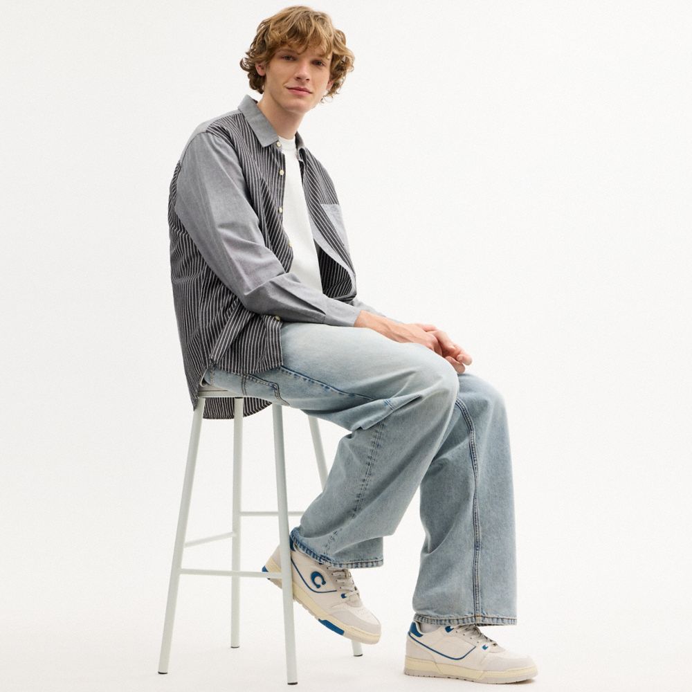 Men's Coach Soho Sneaker Chalk Pacific