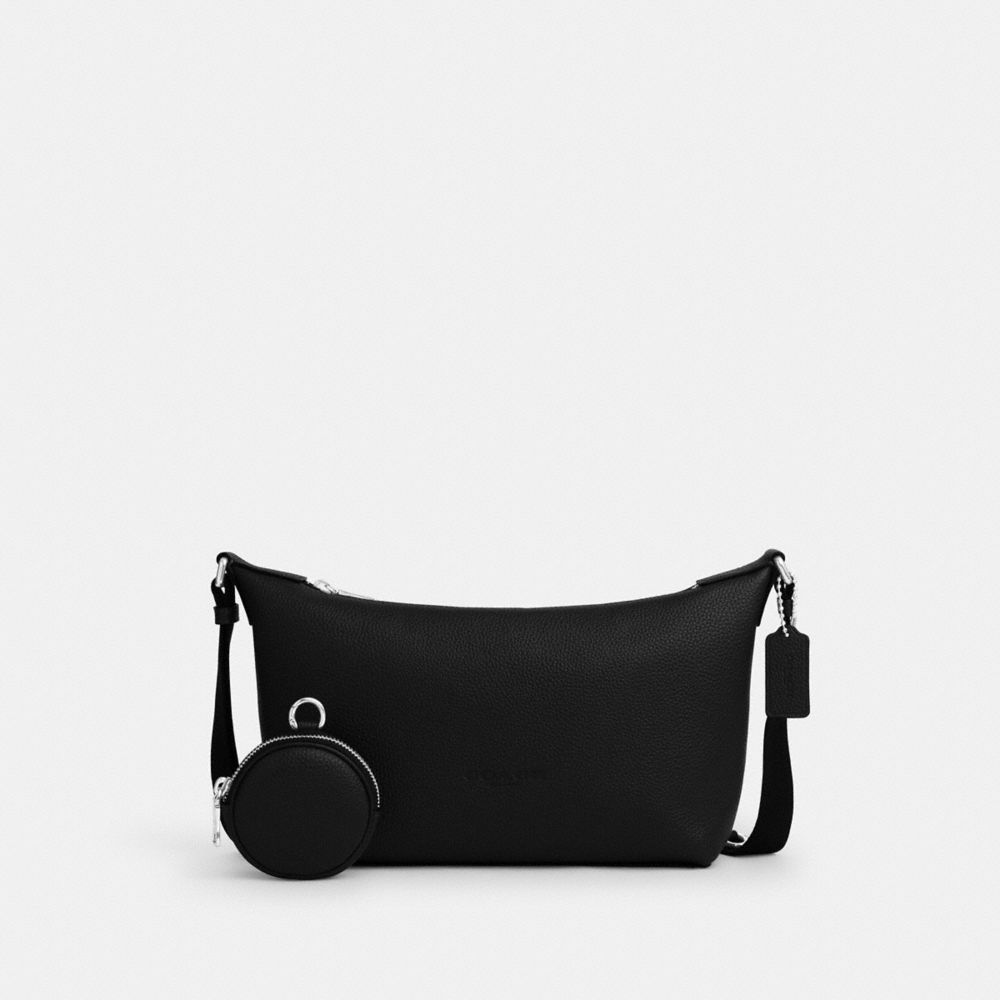 Coach Small Finn Crossbody Bag With Pouch Silver Black