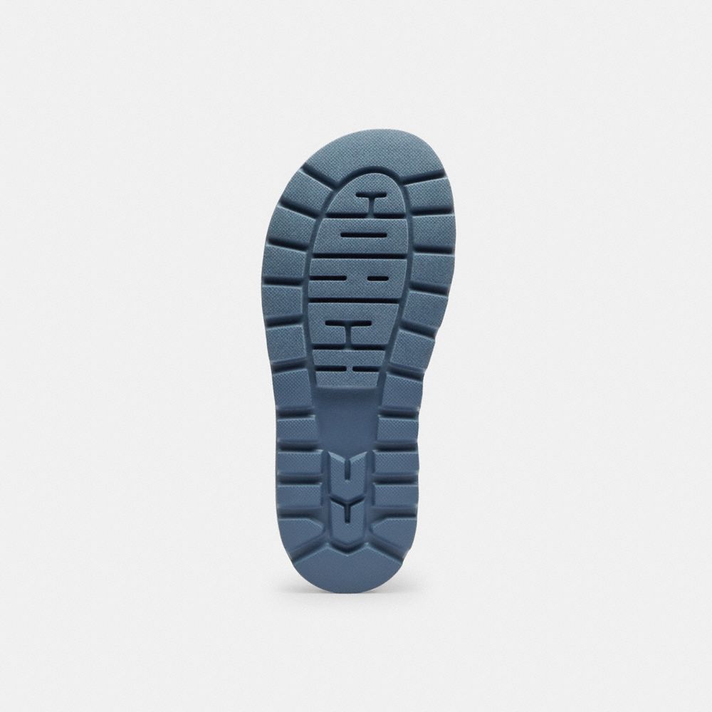 Women's Coach Brynn Sandal In Crystal Signature Denim Denim