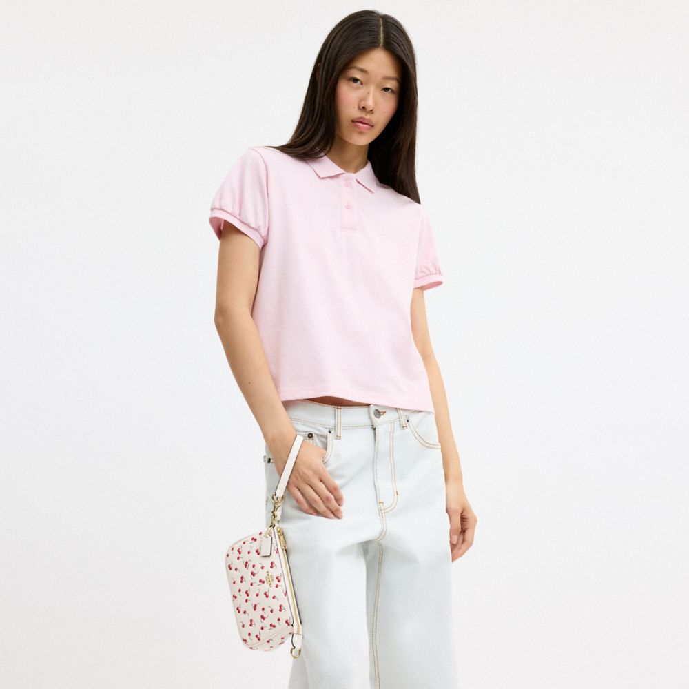 Coach Nolita 19 With Cherry Print Gold Chalk Multi