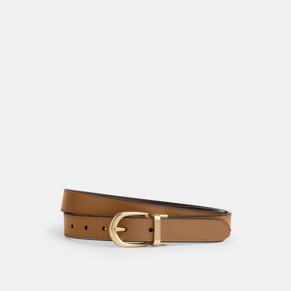 Coach Classic Buckle Cut To Size Reversible Belt, 25 Mm Im Honey Brown Maple