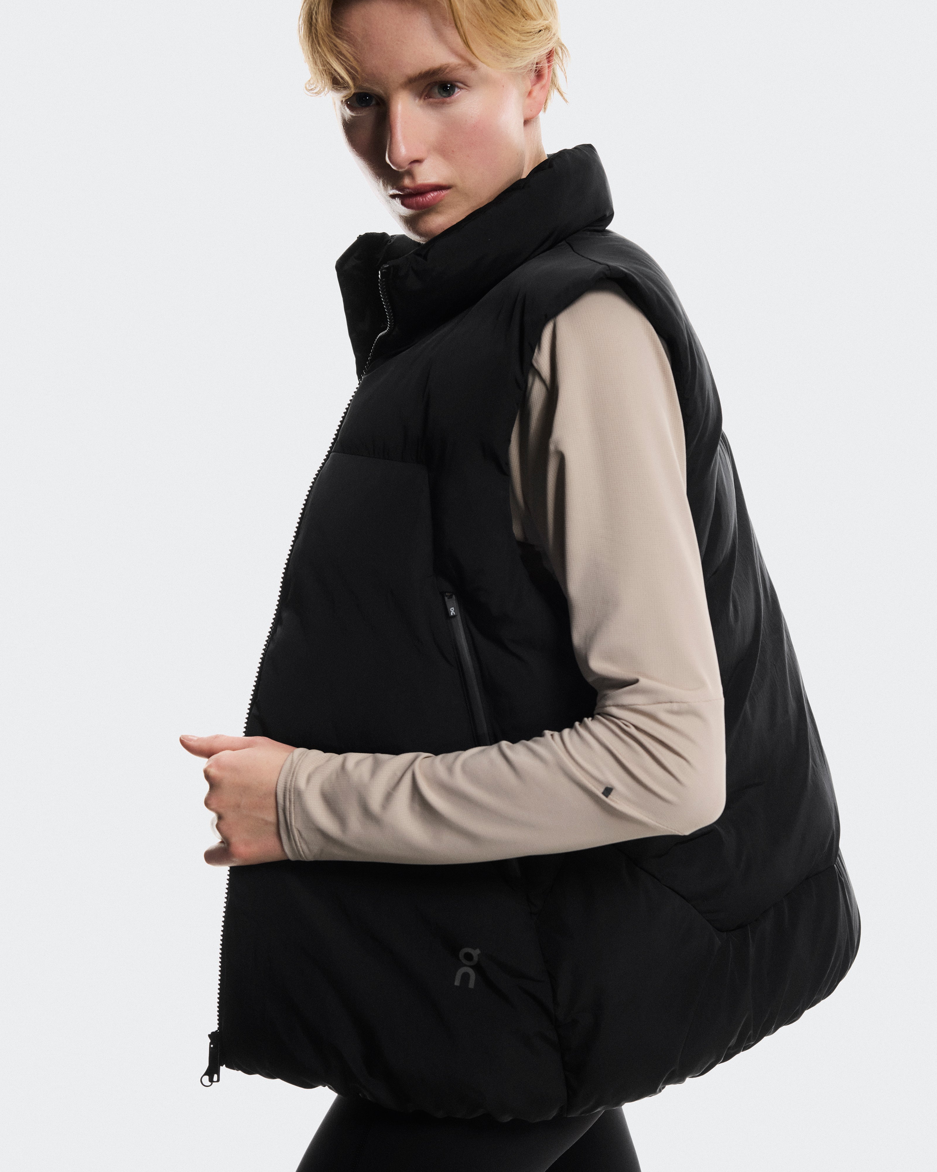 On All-Day Puffer Vest Black (Women'S)