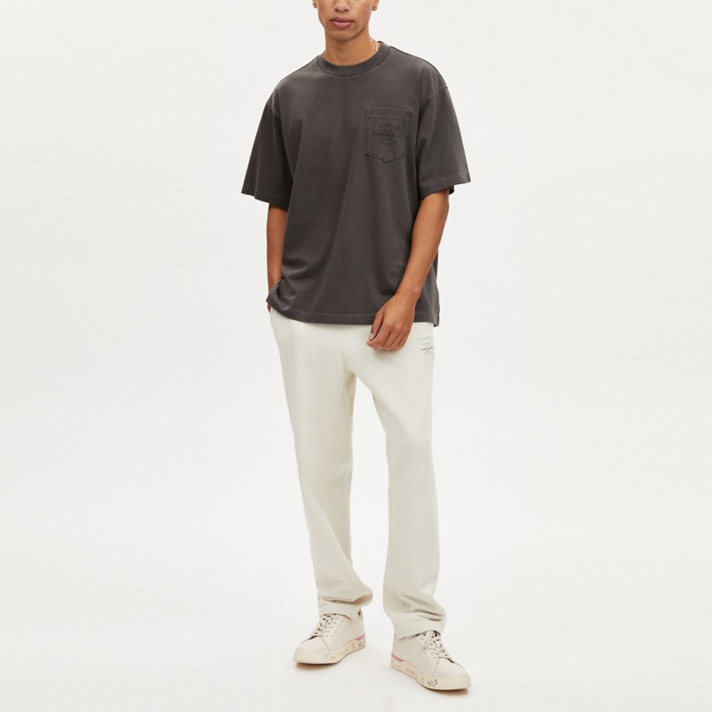 Coach Pocket T Shirt Smoke