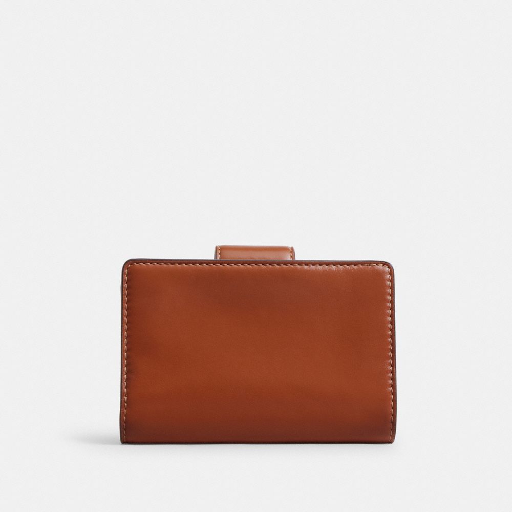 Coach Medium Corner Zip Wallet Gold/Cinnamon