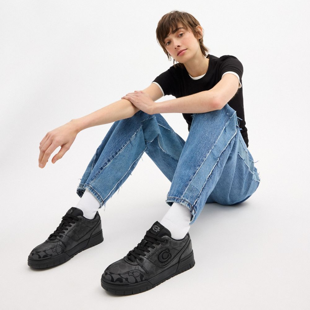 Women's Coach Soho Sneaker In Signature Black
