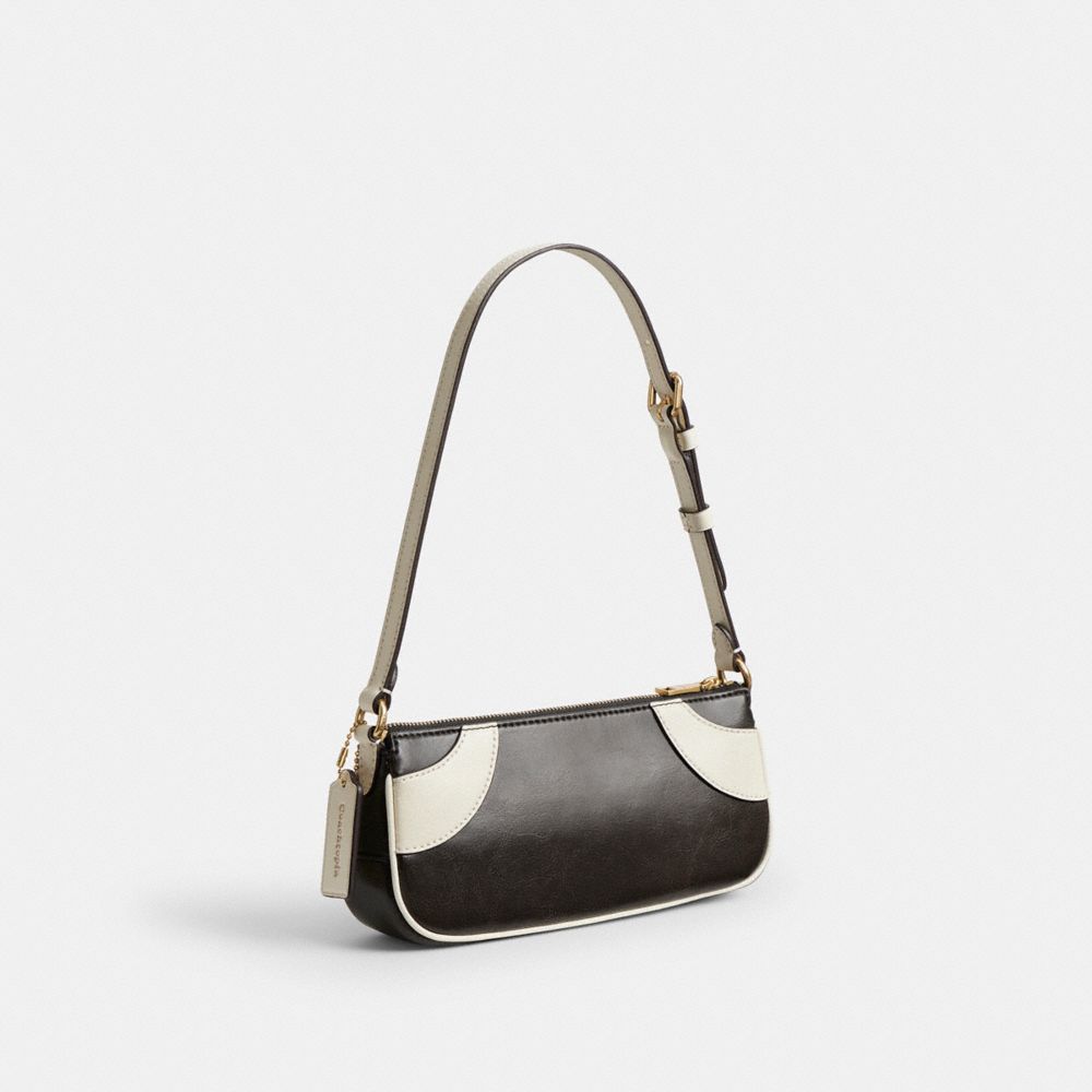 Coach Bowling Small Shoulder Bag Black & White