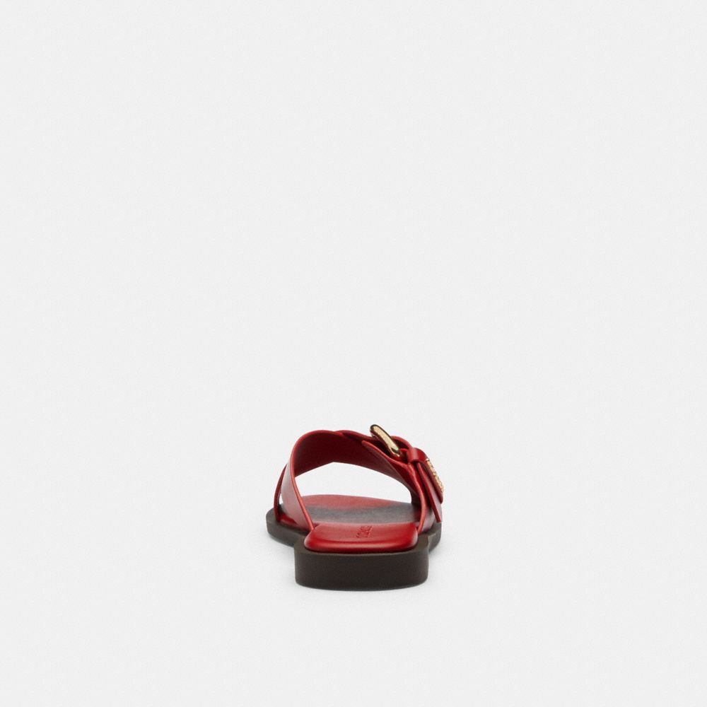 Women's Coach Crisscross Buckle Sandal Poppy