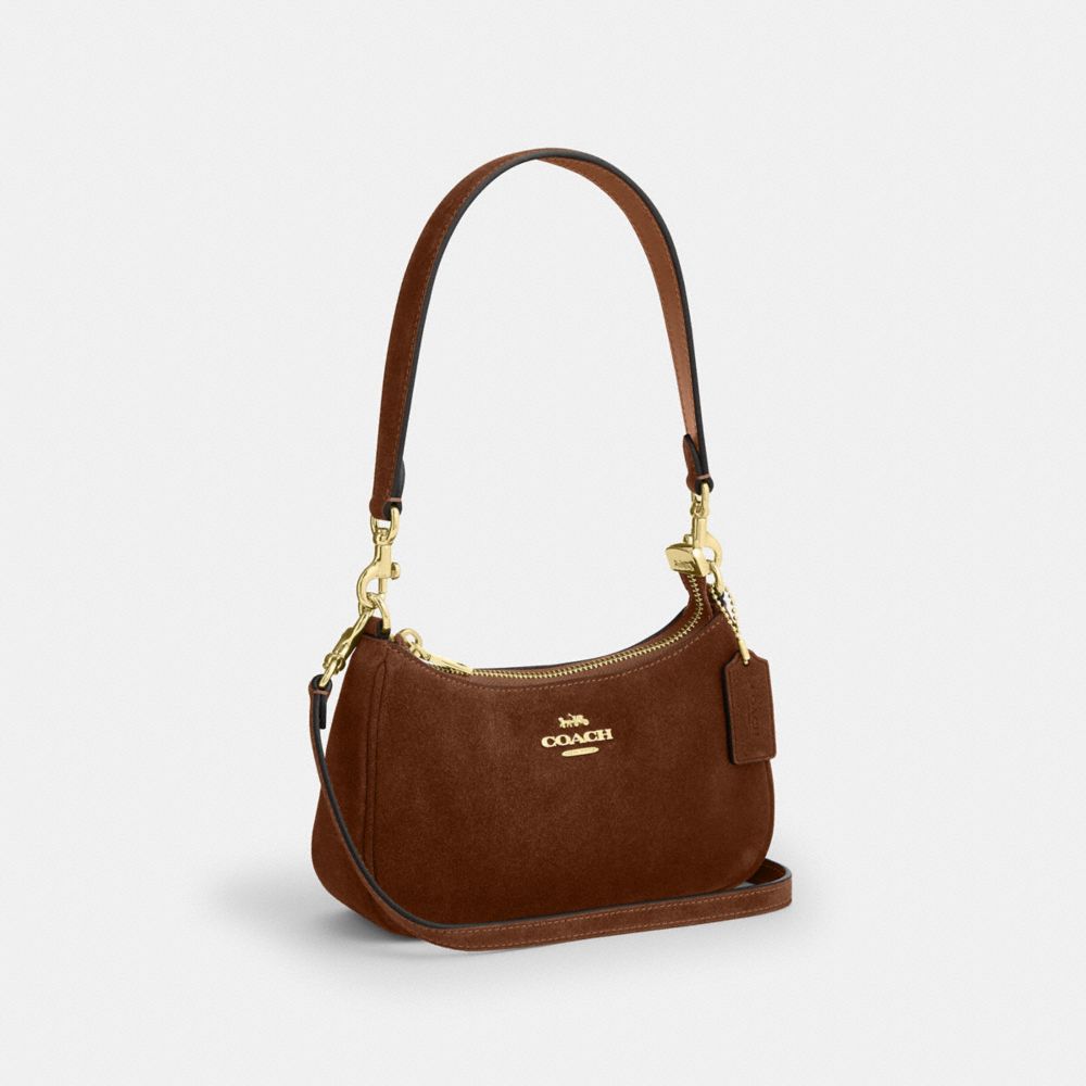 Coach Teri Mini Crossbody Bag Gold/Warm Brown
