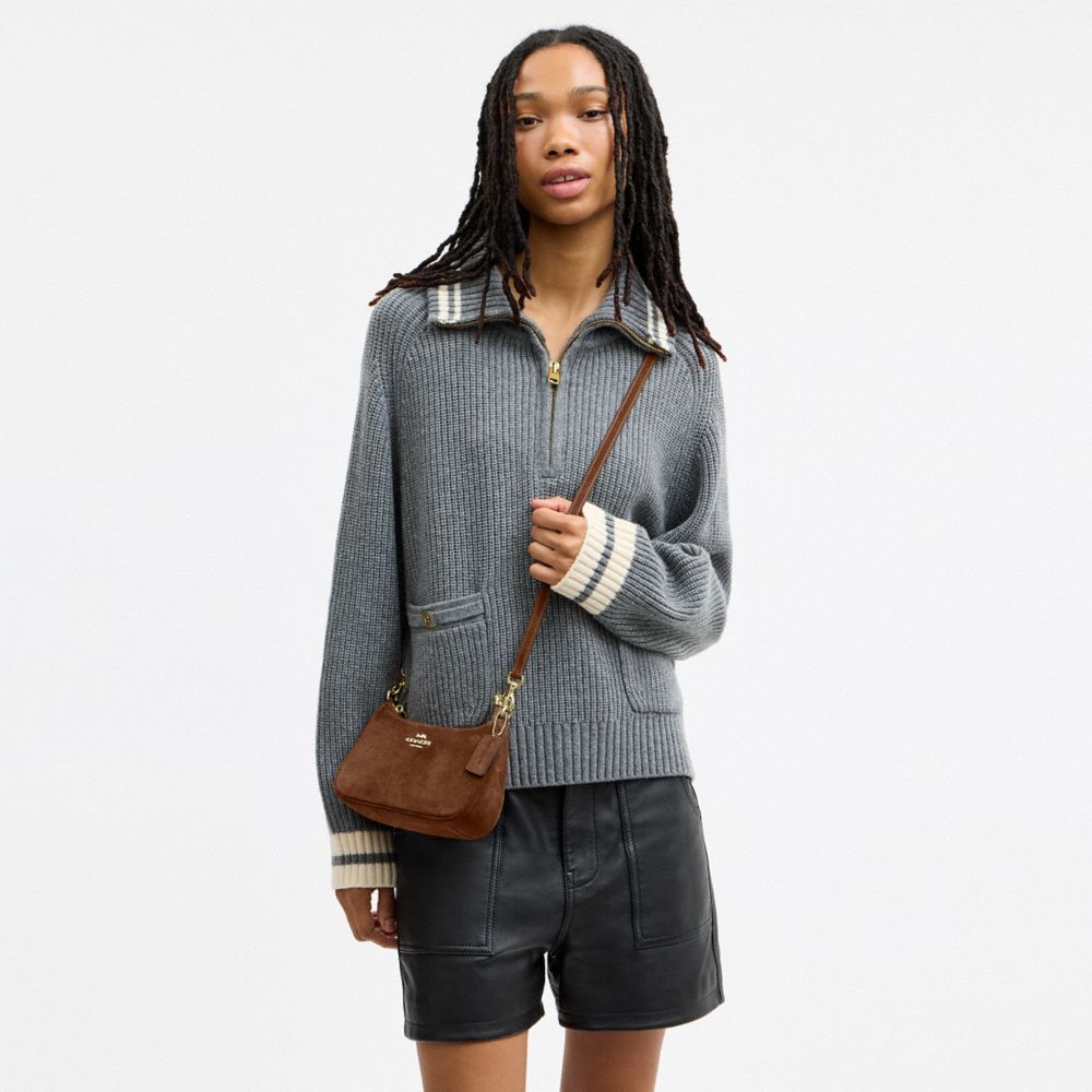 Coach Teri Mini Crossbody Bag Gold/Warm Brown